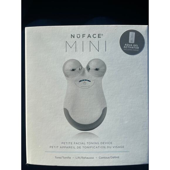 NUFACE MINI Petite Facial Toning Device w/ Aqua Gel Activator NIB - Picture 1 of 4